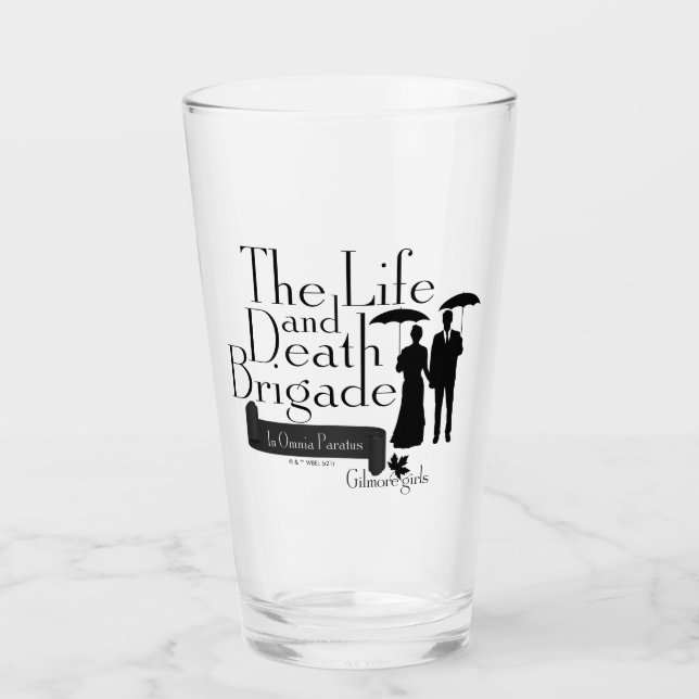 Gilmore Girls | The Life and Death Brigade Glass (Front)