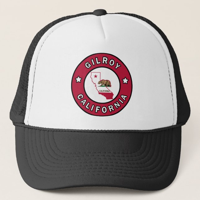 Gilroy California Trucker Hat (Front)