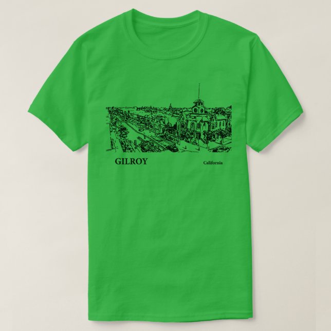 Gilroy California TShirt 2 (Design Front)