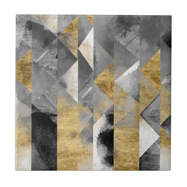 Gilt Reflections I Tile (Front)