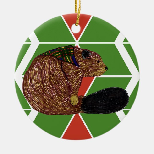 Gilwell Beaver Chevron Ornament (Front)