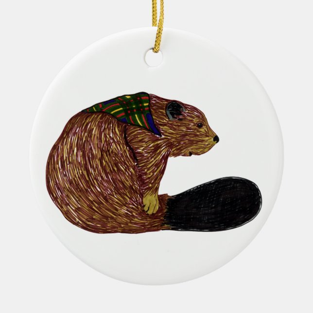 Gilwell Beaver Ornament (Front)