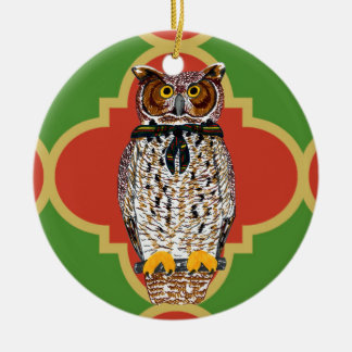 Gilwell Owl Quatrefoil Ornament