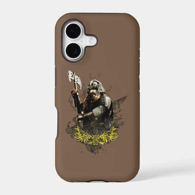GIMLI™ With Axe Vector Collage (Back)