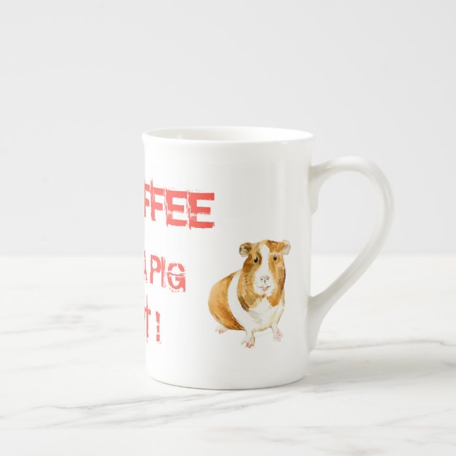 Gimme Coffee! Bone China Mug (Right)
