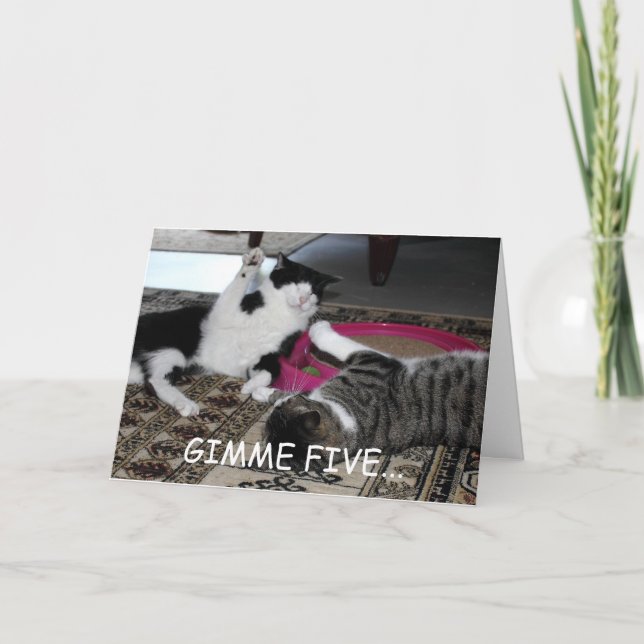 Gimme Five Card (Front)