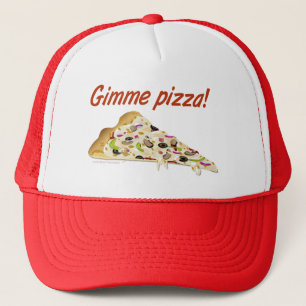 Gimme Pizza Pizza Lovers Truckers Hat
