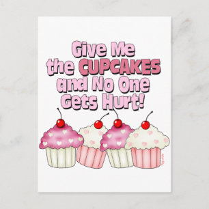Gimme the Cupcakes Postcard