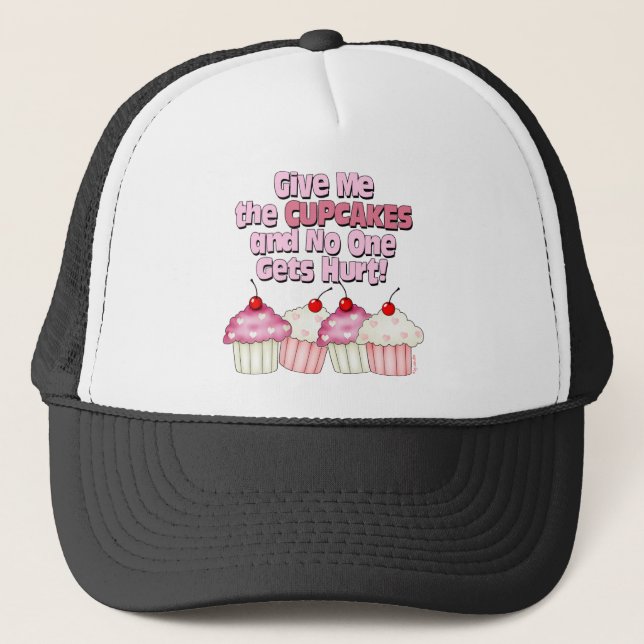 Gimme the Cupcakes Trucker Hat (Front)