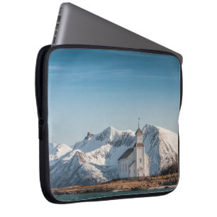 Gimsoy Church Lofoten Norway Laptop Sleeve