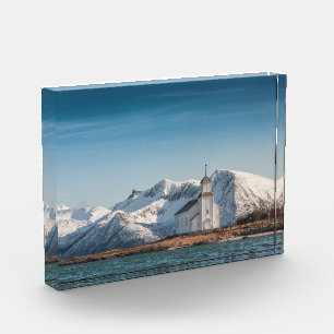 Gimsoy Church Lofoten Norway Photo Block