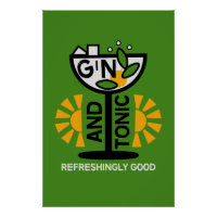 Gin And Tonic Drinkers Art