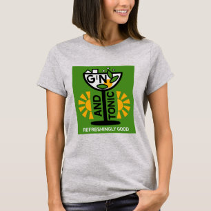 Gin And Tonic Drinkers Art T-Shirt