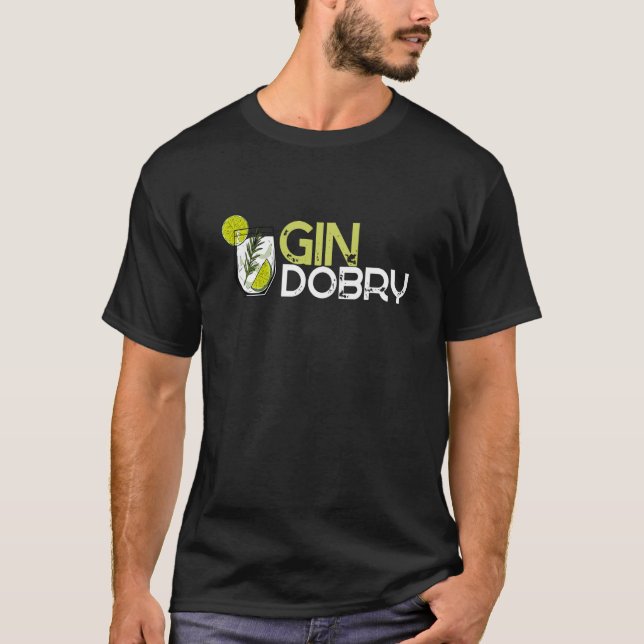 Gin Dobry Poland Polska Hello Dzien Dobry Long Dri T-Shirt (Front)