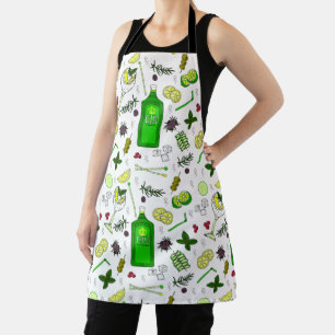Gin Drinker Mixologist Cocktail Party Apron
