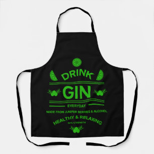 Gin Drinkers   Love Gin   Home Decor   Bars Servin Apron