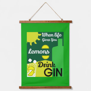 Gin Drinkers Love Gin Home Decor Bars Servin Hanging Tapestry