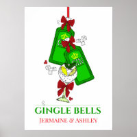 Gin Martini Cocktail Drinker Funny Christmas