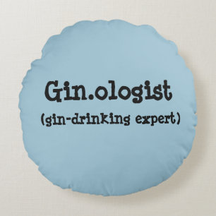 Gin.ologist Round Cushion