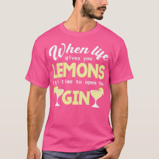 Gin Summer Cocktail Vintage T-Shirt
