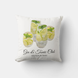 Gin & Tonic Club Cushion