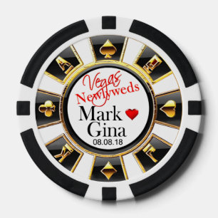 GINA & MARK WEDDING Vegas casino chip