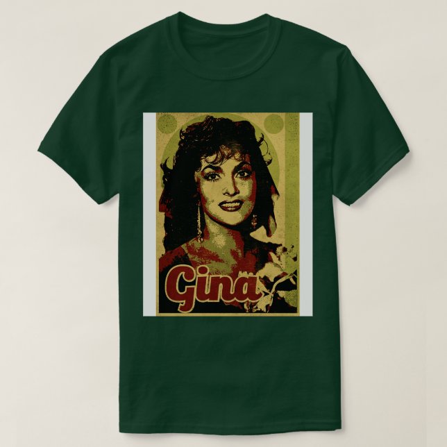 Gina Vintage Beauty T-Shirt (Design Front)