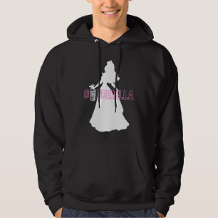 Ginderella Pink Gin Bride Jga Team Stag Party Hoodie