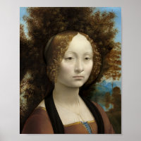 Ginevra de' Benci by Leonardo Da Vinci