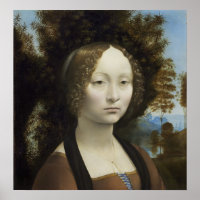 Ginevra de' Benci by Leonardo da Vinci