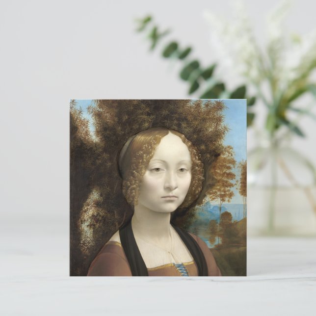Ginevra de' Benci Leonardo da Vinci   (Standing Front)