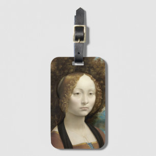 Ginevra de' Benci Leonardo da Vinci    Luggage Tag