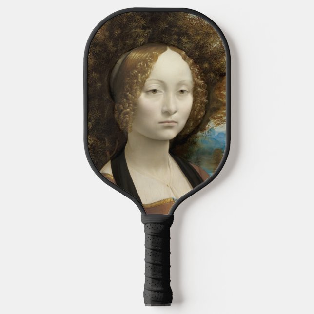 Ginevra de' Benci Leonardo da Vinci    Pickleball Paddle (Front)