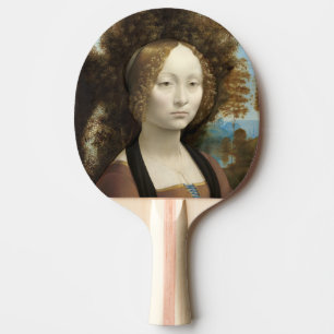 Ginevra de' Benci Leonardo da Vinci Ping Pong Paddle