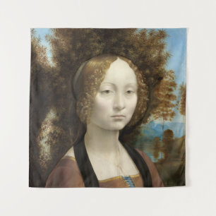 Ginevra de' Benci Leonardo da Vinci   Tapestry