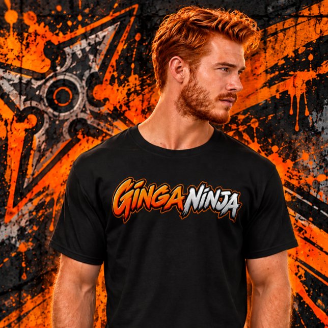 Ginga Ninja – Funny Ginger & Redhead T-Shirt (Creator Uploaded)
