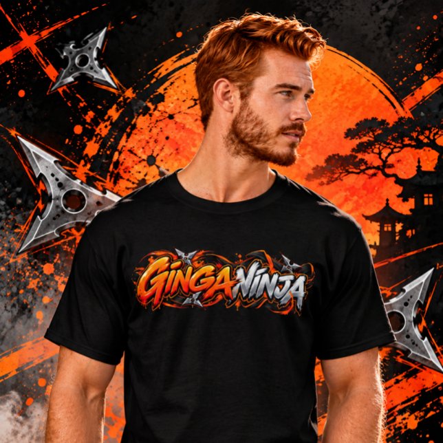 Ginga Ninja – Funny Ginger & Redhead T-Shirt (Creator Uploaded)