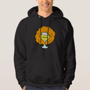Ginger Ale Drinking Alcohol Punny Redhead Bar Cr Hoodie