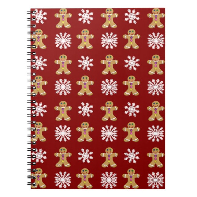 Ginger and Snow Spiral Notebook (Front)