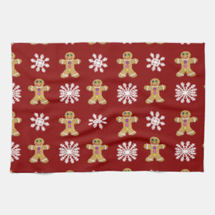 Ginger and Snow Tea Towel