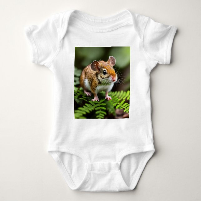 Ginger Australian Hopping Mouse, Baby Bodysuit (Front)