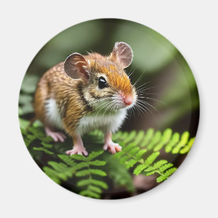 Ginger Australian Hopping Mouse, Fridge Magnet