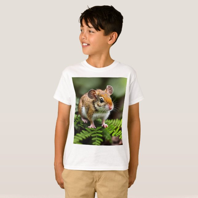 Ginger Australian Hopping Mouse, Kids Tshirt (Front Full)