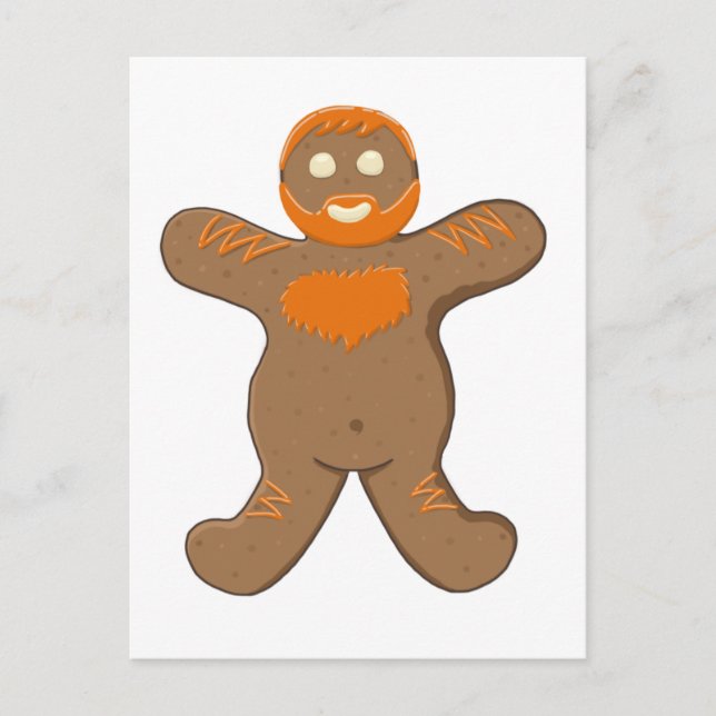 Ginger Bear Man Postcard (Front)