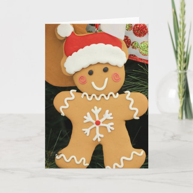 Ginger Bread Holiday Card (Front)