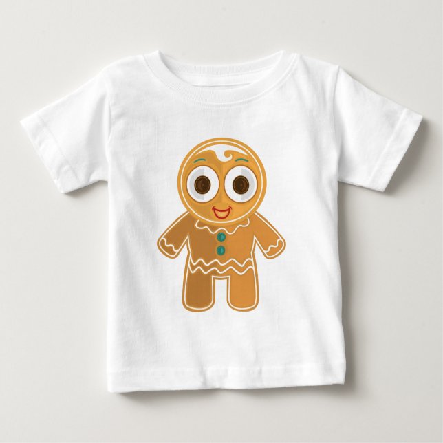 Ginger Bread Man Baby T-Shirt (Front)