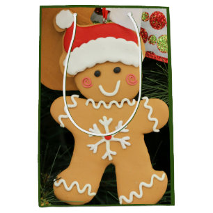 Ginger Bread Man Medium Gift Bag