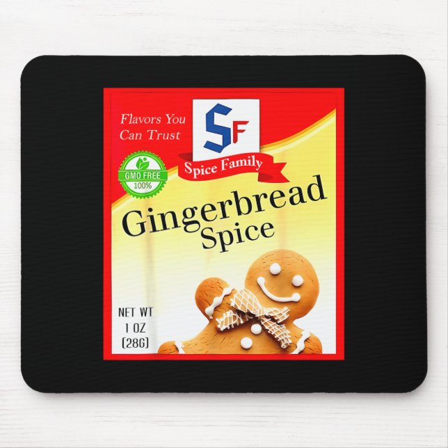 Ginger Bread Spice Group Costume Family Matching H Mouse Pad (Front)