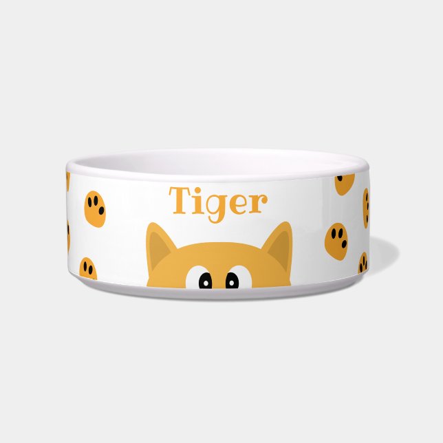 Ginger Cat Bowl (Front)