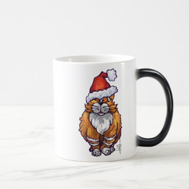 Ginger Cat Christmas Magic Mug (Right)